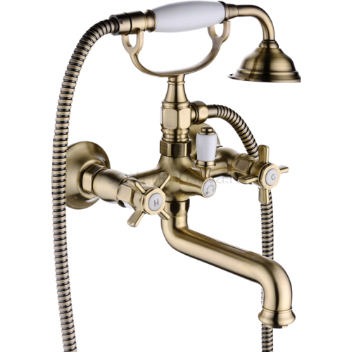 15132-D Смеситель для ванны короткий (БРОНЗА) (8/1шт)