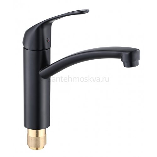 16033-C Смеситель для кухни (ЧЕРНЫЙ) (10/1шт)