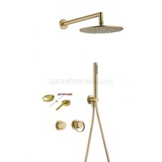 19164-S Встроенный смес для душа с 2-функ. (матовое золото) 19164-S Встроенный смес для душа с 2-функ. (матовое золото)