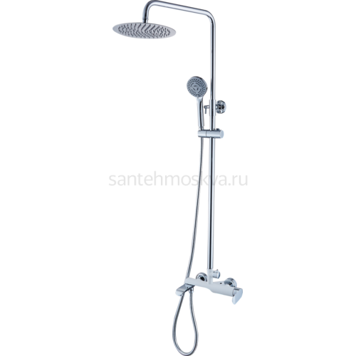 22065-F Душевой релинг (белый,хром) (4/1шт)