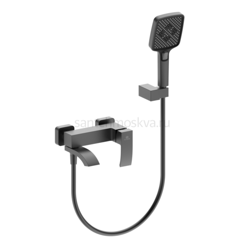 44131-Q Смеситель од. для ванны кор. (ГРАФИТ) (8/1шт)