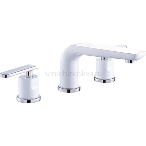 52011-F Смеситель на борт раковины (3-отв) (8/1шт)