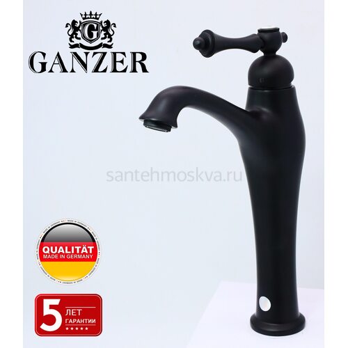 77013-C Смеситель од. для раковины-чаши (ЧЕРНЫЙ) (10/1шт) Л/К