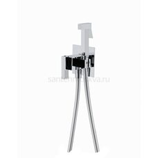 01157 Смеситель встраиваемый с ГИГ. душом (ХРОМ) (10/1шт)