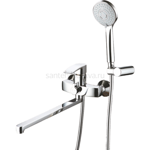 02041 Смеситель однорычажный для ванны (8/1шт) Л/К