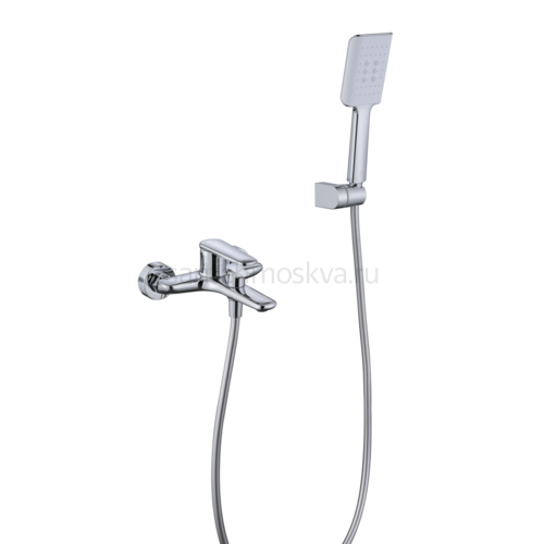 02131 Смеситель од. для ванны кор. (ХРОМ) (8/1шт)