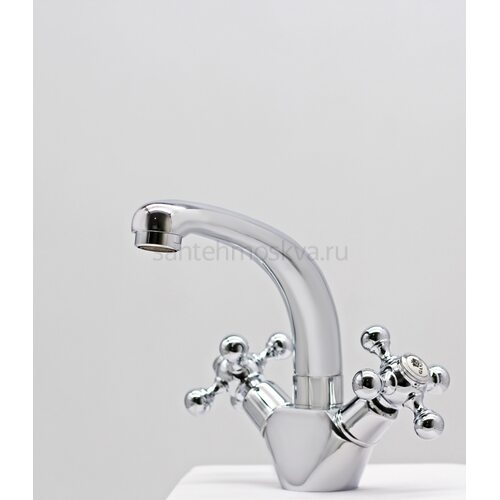 09011 Смеситель двухвент для умывальника ""