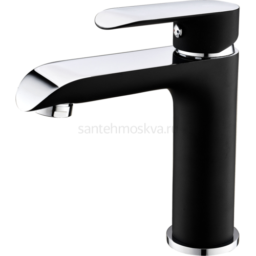 22011-C Смеситель для умывальника (ЧЕРНЫЙ) Л/К