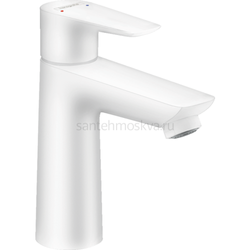 Смеситель для раковины hansgrohe Talis E 110, 71712700/U, матовый белый, уцененный товар