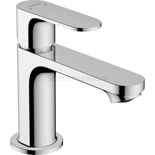 Смеситель для раковины hansgrohe Rebris S 80, со сливным гарнитуром 72510000, хром
