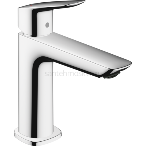 Смеситель для раковины hansgrohe Logis 110 Fine, без сливного гарнитура 71253000, хром