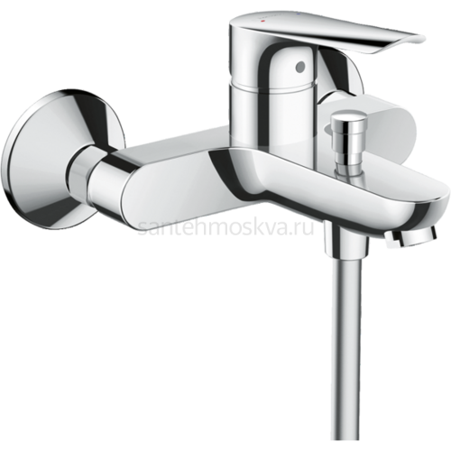 Смеситель для ванны hansgrohe Logis E 71403000/U1, хром, уцененный товар
