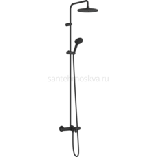 Душевая система hansgrohe Vernis Blend 240 1jet с термостатом для ванны 26899670, матовый черный