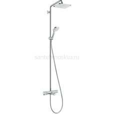 Душевая система hansgrohe Croma E 280 1jet с термостатом для ванны 27687000/U, хром, уцененный товар