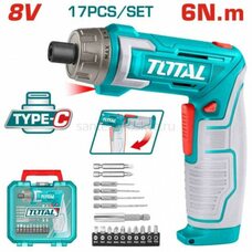 Аккумуляторная отвертка TOTAL (TSDLI08025 ТОТАЛ)