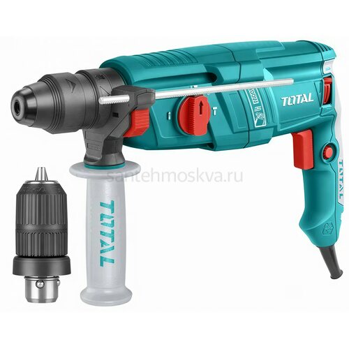 Электрическая Перфоратор / SDS Plus / 800В / 2,5 Дж / + Быстрозажимной патрон 13 мм TOTAL (TH308268-2 ТОТАЛ)