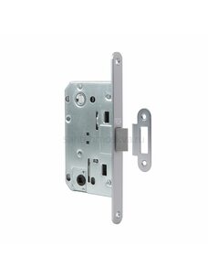 Дверной замок-защелка бесшумный сантехнический PDP PP-WC.09.02 матовый хром