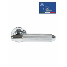 Дверная ручка на розетке Portuno Exa Zig 301.01 Полированный хром Дверная ручка на розетке Portuno Exa Zig 301.01 Полированный хром