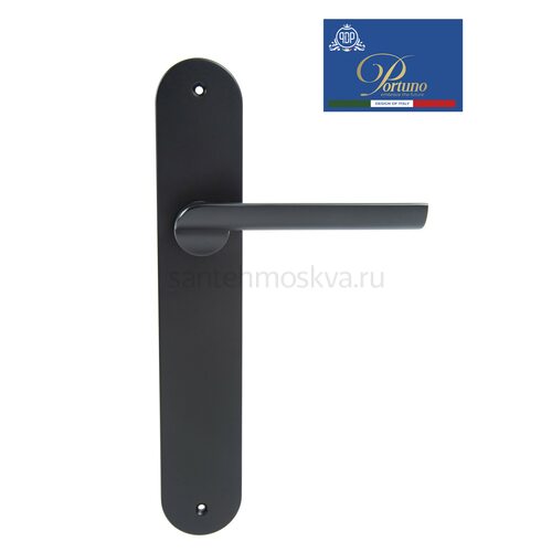 Дверная ручка на планке PORTUNO Punto 602.03PL Чёрный