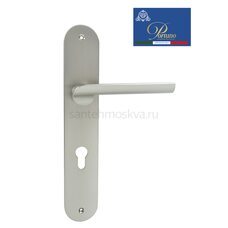 Дверная ручка на планке под цилиндр PORTUNO Punto 602.14CYL Mатовый никель Дверная ручка на планке под цилиндр PORTUNO Punto 602.14CYL Mатовый никель