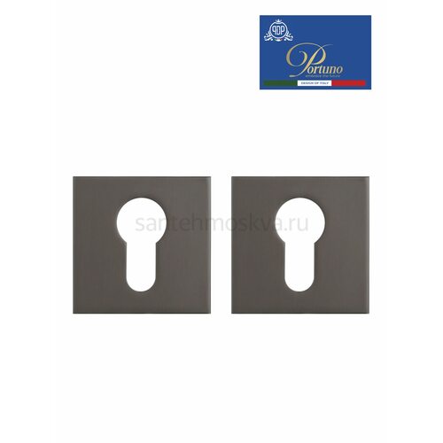 Накладка под цилиндр Portuno CYL.02 Матовый графит CYL.02.05