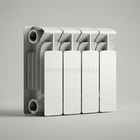 Радиатор биметаллический Base 200 - 4 секции c боковым подключением R-BA-200-04