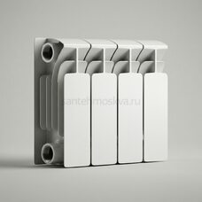 Радиатор биметаллический Base 200 - 4 секции c боковым подключением R-BA-200-04