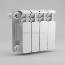 Радиатор биметаллический Base 200 Ventil VL - 4 секций c нижним левым подключением R-BA-200-04-VL