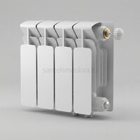 Радиатор биметаллический Base 200 Ventil VR - 4 секций c нижним правым подключением R-BA-200-04-VR