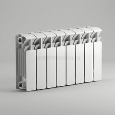 Радиатор биметаллический Base 200 - 8 секций c боковым подключением R-BA-200-08