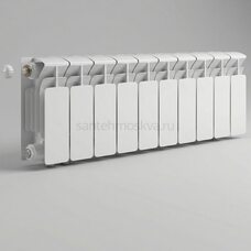 Радиатор биметаллический Base 200 Ventil VL - 10 секций c нижним левым подключением R-BA-200-10-VL