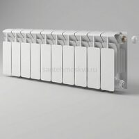 Радиатор биметаллический Base 200 Ventil VR - 10 секций c нижним правым подключением R-BA-200-10-VR