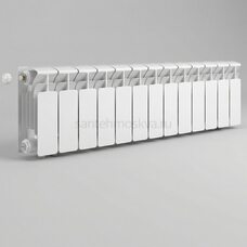 Радиатор биметаллический Base 200 Ventil VL - 12 секций c нижним левым подключением R-BA-200-12-VL