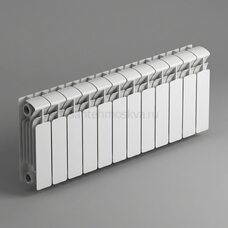 Радиатор биметаллический Base 200 - 14 секций c боковым подключением R-BA-200-14 Радиатор биметаллический Base 200 - 14 секций c боковым подключением R-BA-200-14