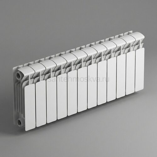 Радиатор биметаллический Base 200 - 14 секций c боковым подключением R-BA-200-14