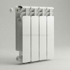 Радиатор биметаллический Base 350 Ventil VL - 4 секций c нижним левым подключением R-BA-350-04-VL