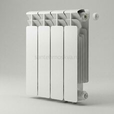 Радиатор биметаллический Base 350 Ventil VR - 4 секций c нижним правым подключением R-BA-350-04-VR