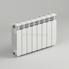 Радиатор биметаллический Base 350 - 8 секций c боковым подключением R-BA-350-08