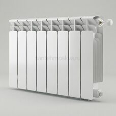Радиатор биметаллический Base 350 Ventil VR - 8 секций c нижним правым подключением R-BA-350-08-VR