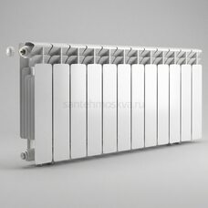 Радиатор биметаллический Base 350 Ventil VL - 12 секций c нижним левым подключением R-BA-350-12-VL