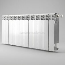 Радиатор биметаллический Base 350 Ventil VR - 12 секций c нижним правым подключением R-BA-350-12-VR