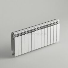 Радиатор биметаллический Base 350 - 14 секций c боковым подключением R-BA-350-14