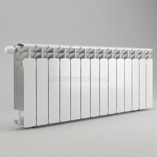 Радиатор биметаллический Base 350 Ventil VL - 14 секций c нижним левым подключением R-BA-350-14-VL Радиатор биметаллический Base 350 Ventil VL - 14 секций c нижним левым подключением R-BA-350-14-VL