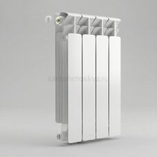 Радиатор биметаллический Base 500 Ventil VL - 4 секций c нижним левым подключением R-BA-500-04-VL