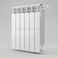 Радиатор биметаллический Base 500 Ventil VR - 6 секций c нижним правым подключением R-BA-500-06-VR