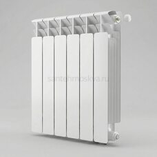 Радиатор биметаллический Base 500 Ventil VR - 6 секций c нижним правым подключением R-BA-500-06-VR