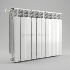 Радиатор биметаллический Base 500 Ventil VL - 10 секций c нижним левым подключением R-BA-500-10-VL