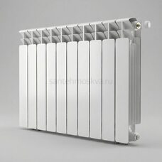 Радиатор биметаллический Base 500 Ventil VR - 10 секций c нижним правым подключением R-BA-500-10-VR