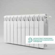 Радиатор биметаллический Mon. 350 Ventil VR - 10 секций c нижним правым подключением
