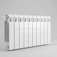 Радиатор биметаллический Mon. 350 Ventil VL - 10 секций c нижним левым подключением